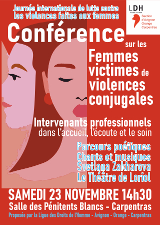 Journée internationale de lutte contre les violences faites aux femmes (Carpentras, 23 novembre)